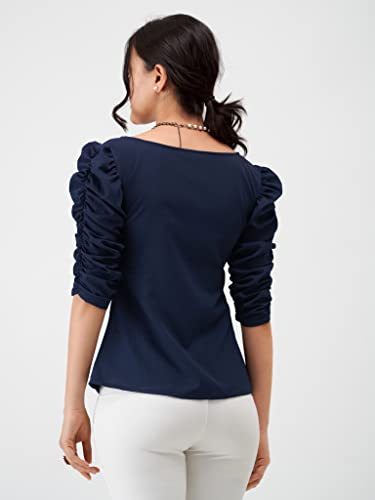 Image of AASK Casual Solid Women Top