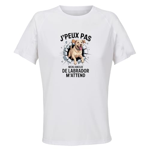 Maillot de sport femme Labrador contre la transpiration T-shirt running léger à séchage rapide