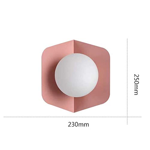 Lámpara de pared LED interior que ahorra energía y decora tus ambientes en color verde 3