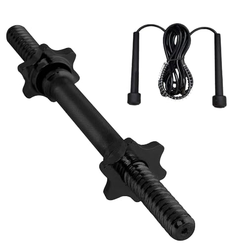 FELIDAE Combo 14 Inch Dumbbell Bar Plastic Rod With Skipping Rope | Dumbbells Bar Rod for Home Gym for Fitness Lovers (B0CTQGHGTV) Amazon Price History, Amazon Price Tracker