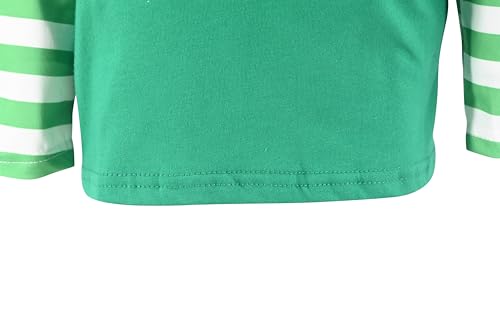 Image of Unique Baby Boys Shirts for Kids and Toddlers Striped Layered Long Sleeve with Embroidery