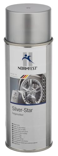 Normfest Silver Star 2893-883 Peinture pour jantes Argenté métallisé Séchage rapide 400 ml