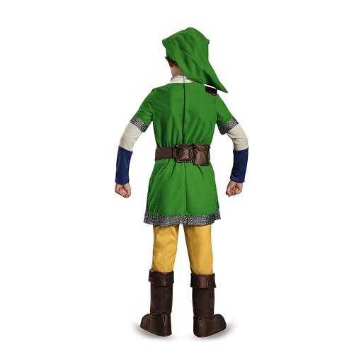 The Legend of Zelnda Link Deluxe Costume, Officially Licensed The Legend of Zelda Costume for Kids