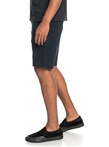 Quiksilver Krandy-Bermuda Chino da Uomo, Navy