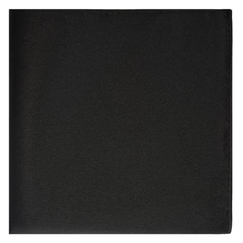 Image of KissTies Satin Pocket Square Plain Color Handkerchief For Wedding, Prom, Party