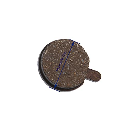 Set di 4 pastiglie in semi-resina per freni a