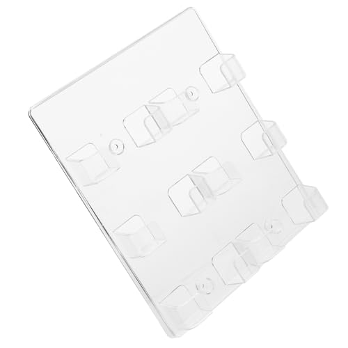 Base para tarjeta de nombre de escritorio con diseño estilizado de alta transparencia
