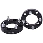 VLAOSCHI-Black-Forged-ATV-UTV-4x110-Wheel-Spacers-1-Inch-with-10x125-Studs-Compatible-with-Honda-Suzuki-Yamaha-Kawasaki-4-Lug-for-Foreman-Rincon-Rancher-Kodiak-Grizzly-King-Quad-Pack-of-2