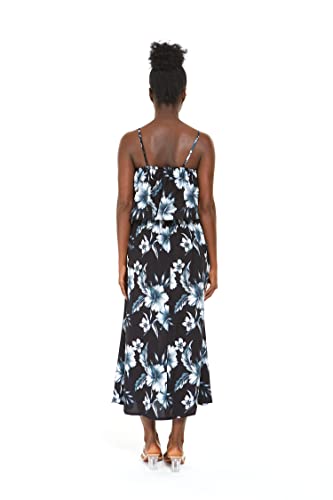 Image of Hawaii Hangover Family Matching Hawaiian Clothes, Midnight Bloom | Family matching Hawaiian outfits, Midnight Bloom, lightweight rayon, machine washable, tropical floral print, luaus, cruises