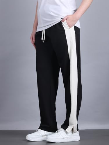 Image of Mack Jonney Colorblock| Relaxed Fit | Cotton Trackpant for Women-M53