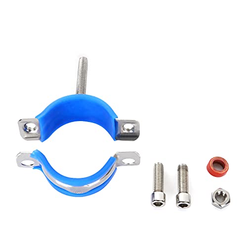 Cyeah 3 Pcs Wall Mount Ceiling Mount Pipe Support Clamp, 2 Inch Adjustable Stainless Steel Pipe Support Bracket Pipe Standoff For Dia 51Mm Pipe, Tube Or Rod Fixing, Adjustable Height 105-150Mm #TOP3