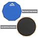 EASTROCK Practice Drum Pad Stand Bundles, 12 Inches Double Sided Silent Silicone Drum Pad, Silicone Dumb Drum with Drum Stand, Drumsticks and Storage Bag for Beginners,blue