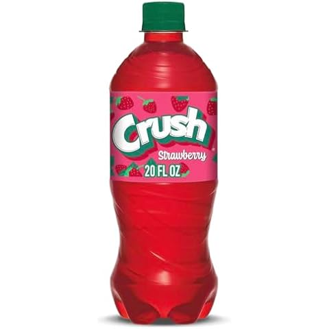 Crush Strawberry 20 Oz Bottle Pack of 24 Cover
