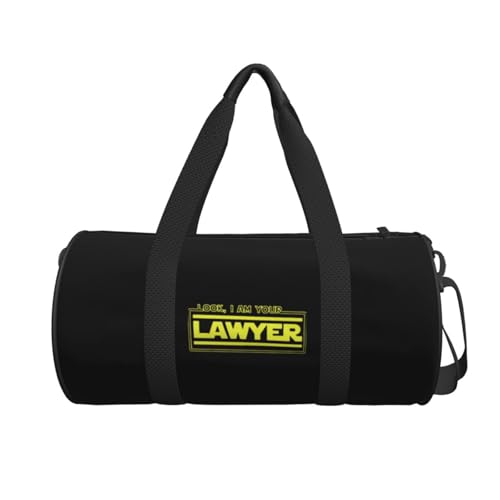 I Am A Lawyers Convertible Garment Bag with Shoulder Strap, Carry on Garment Duffel Bag for Men Women - Rolling Foldable for Travel Luggage Bags (Black)2