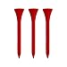 Wood Golf Tees, Red, 2.75" (200 Tees)