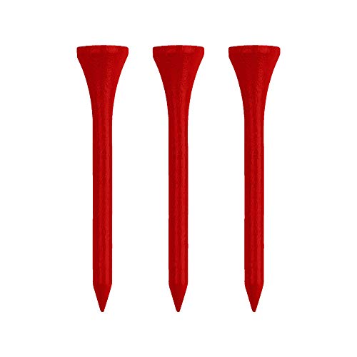 Izzo Golf Tees 2,75 po, rouge, paquet de 200