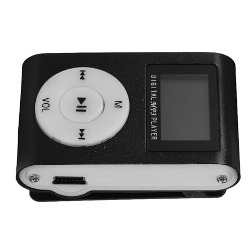 Happyyami 32Gb Mini USB Clip Player with LCD Screen Support Micro Portable Music Player for Easy Carrying Stylish Design with Music Equalizer for Sports and Travel