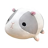 Goylmc Hamster Plush Pillow - 15 inches Guinea Pig Stuffed Animal - Cute Mouse Plush Doll Toy Animals - Soft Hugging Pillow Birthday Holiday Xmas Gifts for Kids Girls Boys Adults (Grey)