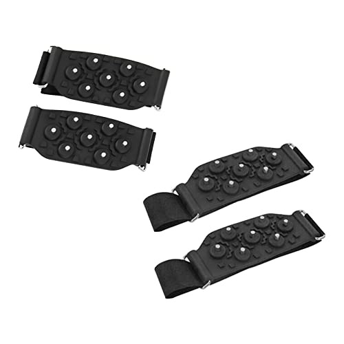 rockible 2X 7 s Traction Cleats Crampons Overshoe Anti Slip Spikes Grips Ice