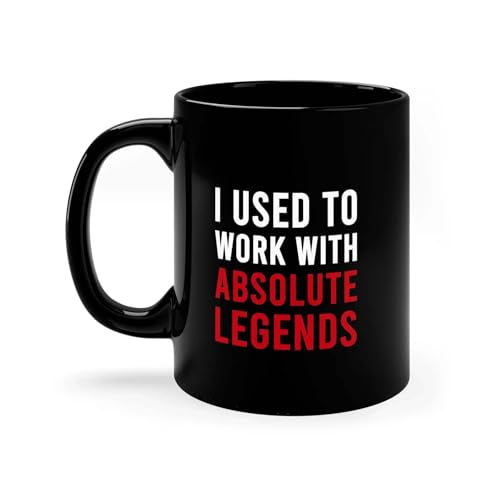 Image of Panvola Personalized I Used To Work With Absolute Legend Customized Coworker Gifts Retirement Mug 11oz Black 11oz
