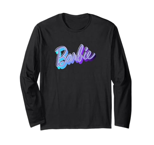 T-shirt Barbie manches longues et logo dégradé idéal pour vos sorties urbaines