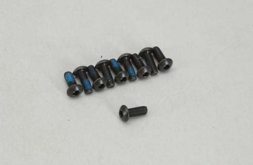 Xtm Racing B.Head Cap Screw 3x8mm(Pk10) w/TLock