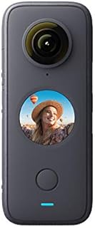 insta360 ONE X2 360 Degree Waterproof Action Camera, 5.7K 360, Stabilization, Touch Screen, AI Editing, Live Streaming, Webcam, Voice Control