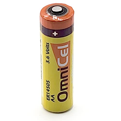 Batería Li-SOCl2 OmniCel ER14505 3.6V 2400mAh AA miniatura 3