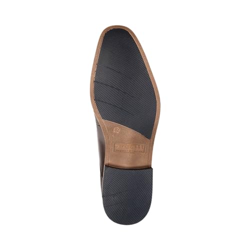 Bugatti Derby Mit Textileinsatz Und Querkappe, Con Lacci Uomo, Marrone Scuro, 44 Eu - 7