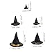 CIMAXIC 20pcs Mini Hat Decorations for Halloween Craft Doll House Miniature Hats