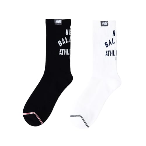 new balance(ニューバランス) ユニセックス ミッドカフ2Pソックス (LAS43162) 靴下 2枚 2足 2パック