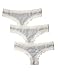 Produktbild Amazon-Marke: Iris & Lilly Damen Tanga aus Baumwolle mit Spitze, 5er-Pack, Grau (Melange), S, Label: S