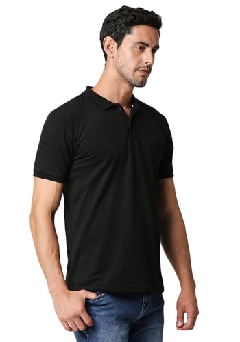 Image of Wear Your Opinion Solid Cotton Rich Polo T Shirt | Collar Tshirts | Half Sleeves | Plain-Regular Fit (Available in Plus Size)