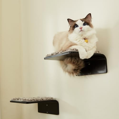 LIORCE 2 Escalones de Madera para Gatos para Pared miniatura 4