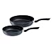 Fissler Cenit/ 2-piece pan set (Ø 24 cm, Ø 28cm) coated aluminum pans, non-stick pan