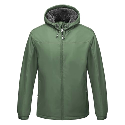 Veste imperméable homme à capuche et manches longues pour automne hiver