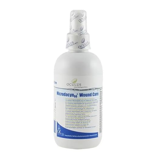 Microdacyn 60 SPRAY Woundcare 250ML I Elektrolysierte Lösung Zur Wundversorgung I Wundbehandlungsflüssigkeit I Auch Für Verbrennungen 1. Und 2. Grades