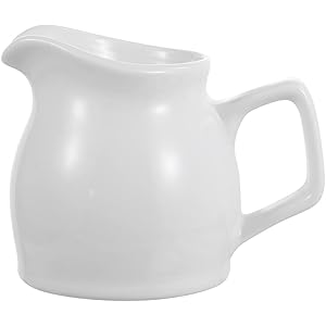 Sauce Boat Dispenser di sciroppo per la Salsa di Salsa per la Schiuma di Latte in Porcellana Piccola brocca per la Cucina di casa 100 ml Salsiera piattino