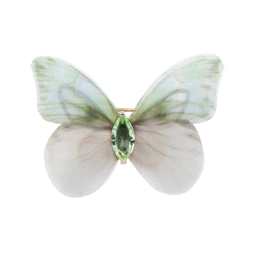Image of 3D Butterfly Brooch Pins Beautiful fabric butterfly Pin Decorative Pins Art Curtain Crafts Decoration Home Decor Accessory