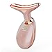 MCSYPOAL 7-in-1 Deplux Face Neck Massager for Daily Skin Care Routine, Portable Facial Massager, Skin Care Tool, Rose Gold