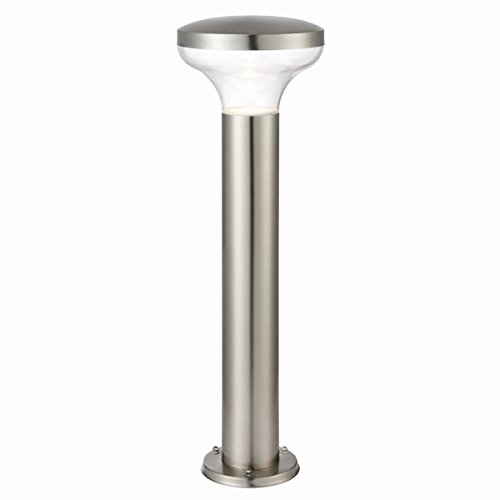 ROKO IP44 Rated Marine Grade Stainless Steel GU10 LED Bollard Light Fixture for Outdoor Gardens - Easy & Quick Installation Pedestal Post Light - Ideal for Coastal Areas |500mm