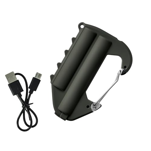 髙儀(Takagi) EARTH MAN モバイルバッテリー ライト付き オリーブ MB-50CLiOL USB充電式 USBケーブル Type-...