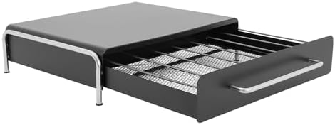 Coffee Capsule Holder with Sliding Drawer & Mesh Panel - Space-Saving Storage Organizer for Efficient Kitchen - Easy Access to Coffee Pods, Compatible with Most Brands