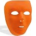 Party Perfect Team Spirit Full Face Plastic Mask Accessory, Orange, , 6" x 7"