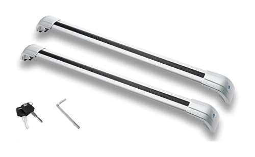 Barres de toit MG HS 2025 transversales verrouillables alu