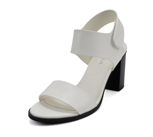 Image of Soda Wait-A ~ Women Open Round Toe Chunky Heel Ankle Strap High Heel Dress Sandals