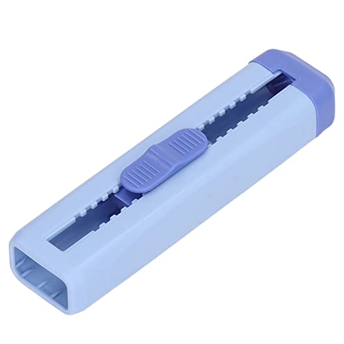 Image of Kadimendium Sliding Retractable Eraser Flexible Push Pull Eraser Portable Double Ended Eraser Lightweight Pencil Erasers for School for Office(Blue)