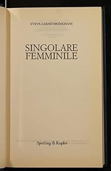 Hardcover Singolare femminile [Italian] Book