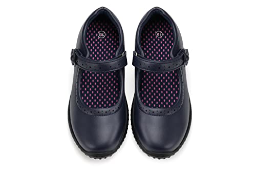 Image of JABASIC Girl's Mary Jane School Uniform Shoes