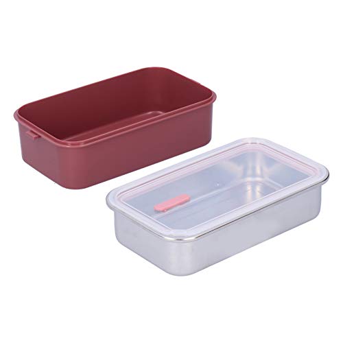 Boîte à lunch en acier inoxydable rectangulaire isolé haut de gamme - 7